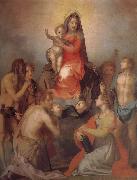 Andrea del Sarto Virgin Mary and her son with Christ USA oil painting artist